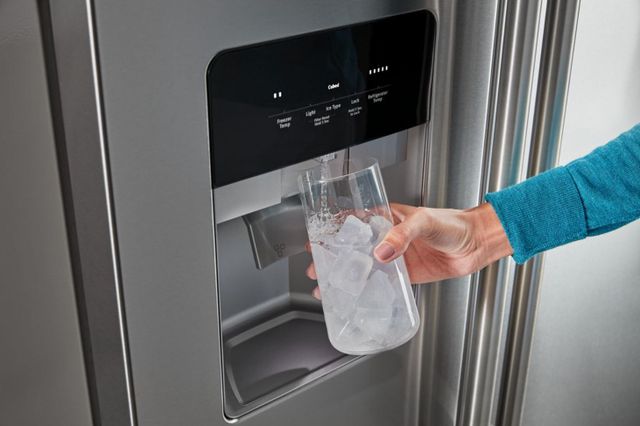 Maytag® 36 in. 24.5 Cu. Ft. Fingerprint Resistant Stainless Steel Side by Side Refrigerator -3