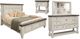 International Furniture Stone Wood 4 Piece Queen Bed Set-0