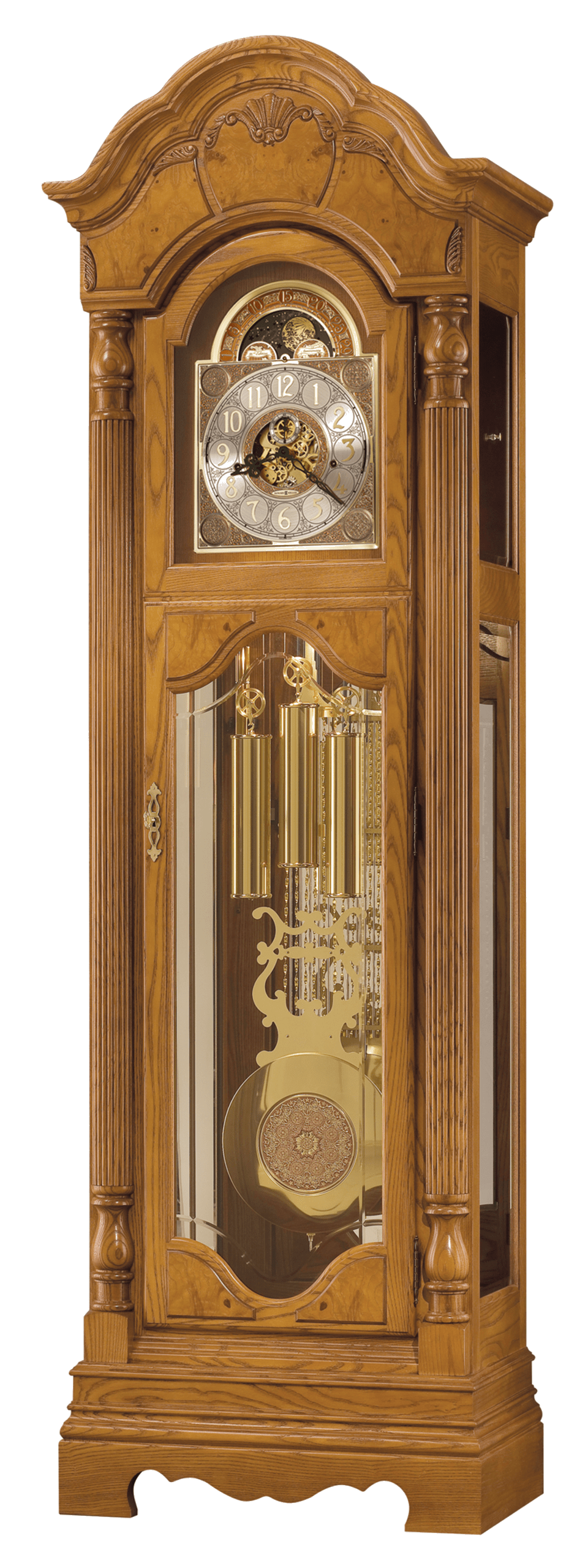 Howard Miller® Kinsley Golden Oak Grandfather Clock Howard Miller® Kinsley Golden Oak Grandfather Clock