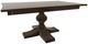 Mavin Customizable Concave Extendable Dining Table with 2 Leaves-0