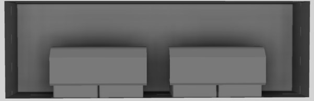 Vent-A-Hood® 66" Gunsmoke Contemporary Wall Mounted Range Hood-3