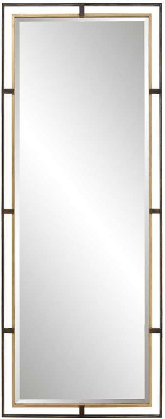 Uttermost® Carrizo Bronze/Gold Tall Mirror-0