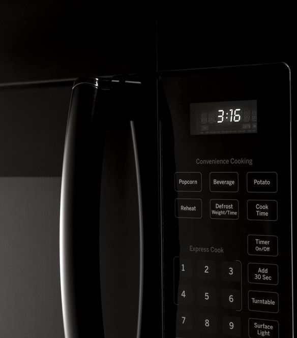 GE® 1.6 Cu. Ft. Black Over The Range Microwave-4