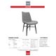Korson Furniture Jayne Gray Side Chair-1