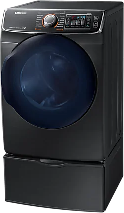 Samsung 7.5 cu.ft Black Stainless Front Load Electric Dryer-2