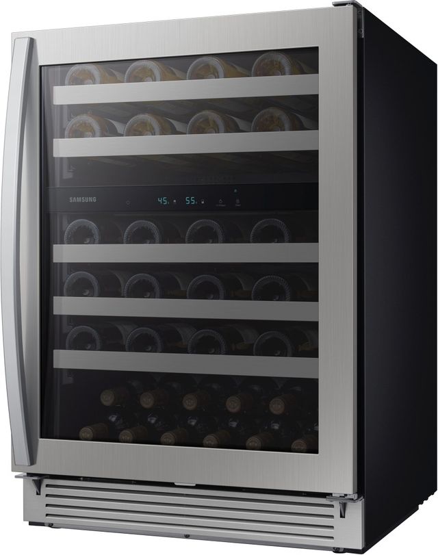 Samsung® 5.1 Cu. Ft. Fingerprint Resistant Stainless Steel Wine Cooler-6