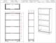 Legends Home Nora Blue Denim/Whiskey Bookshelf-2