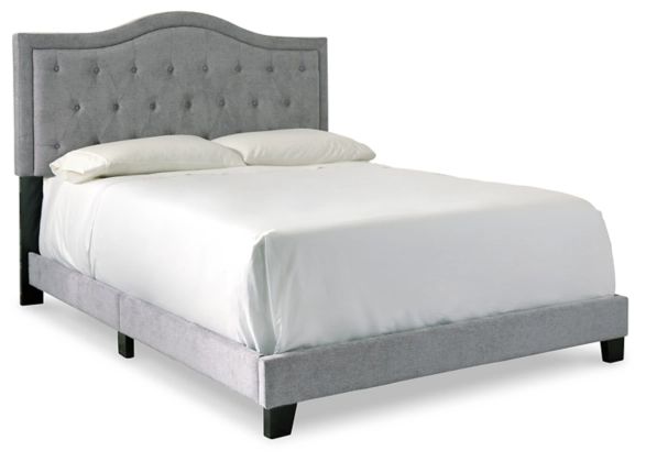 Signature Design by Ashley Jerary Gray Queen Upholstered Bed Farnham s Furniture Galleries Casper Wyoming