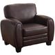 Homelegance® Rubin Dark Brown Chair-0