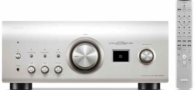 Denon® HiFi 3000 Series 2.0 Channel Silver Integrated Amplifier-0