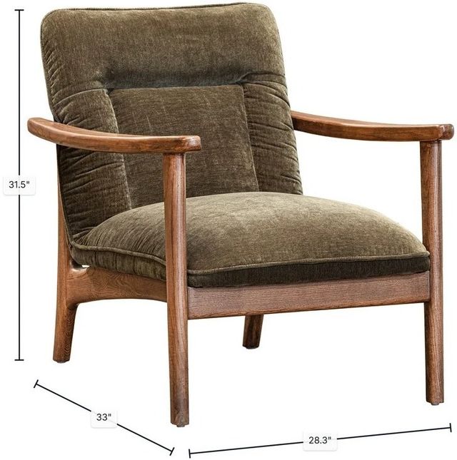 LH Home Scale Highland Brown/Pine Club Chair-2