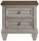 Homelegance® Renton Antique Gray/Brown Nightstand-2