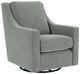 Flexsteel® Murph Blue Arctic Swivel Chair-0