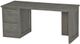 Crate Designs™ Furniture Graphite Lacquer Top Desk-0