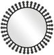 Uttermost® Aziel Satin Black Round Mirror-0