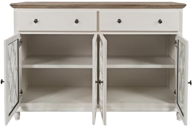 Jofran Inc. Aurora Hills Brushed White 4-Door Accent Chest-3
