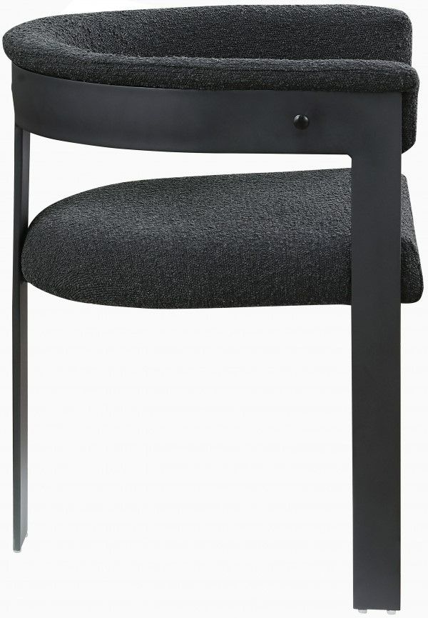 Meridian Furniture Romeo Black/Matte Black Dining Chair-2