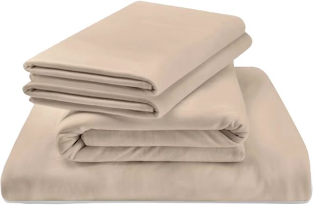 Tempur-Pedic® 3-Piece Sandstone Rayon Twin XL Sheet Set-0