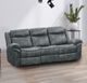 Furniture of America® Agata Dark Gray Manual Reclining Sofa-1