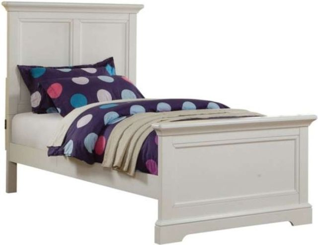 Winners Only® Tamarack White Youth Twin Panel Bed-0