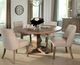 Coaster® Florence Rustic Smoke Round Dining Table-3