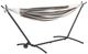 Furniture of America® Haley Black/Brown Fabric and Steel Outdoor Hammock-0