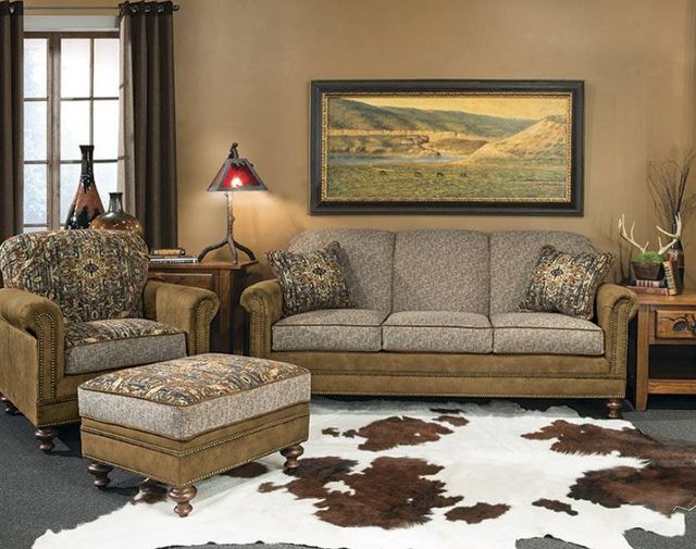 Marshfield Furniture Quincy Brown/Gray Queen Sleeper-1