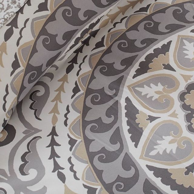 Olliix by Madison Park Essentials Taupe Twin Serenity Complete Comforter and Cotton Sheet Set-1