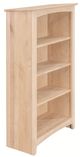 Archbold Furniture Customizable Alder 24" x 48" Bookcase-0