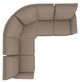 La-Z-Boy® Rigby 3-Piece Mushroom Curved Manual Reclining Sectional-3