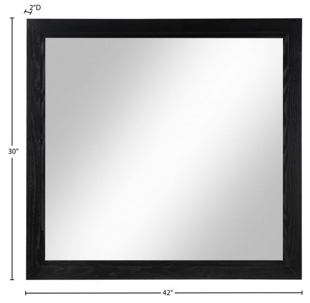 Meridian Furniture Kent Black Mirror-3