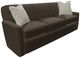 Craftmaster® Customizable Craftmaster Essentials Drawstring Back Three Cushion Sofa-2