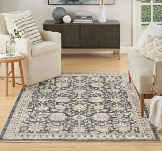Nourison Home™ Eco Cycle Charcoal 5'x7' Area Rug-1