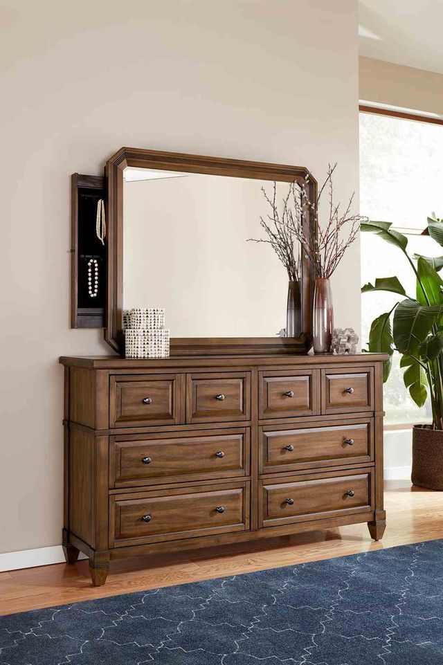 Aspenhome® Thornton Sienna Mirror with Jewelry Storage-1