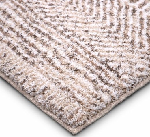 Orian Cloud 19 African Cloth Beige 5'x8' Area Rug-2