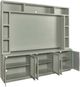 aspenhome® Perry Sage Green 97'' Console and Hutch-1