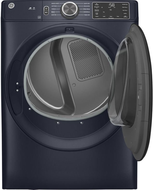 GE® Sapphire Blue Front Load Laundry Pair-3