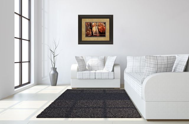 Classy Art Dressed To Shine” By Lars Van De Goor Red 34 in. x 40 in. Framed Print Wall Art-3