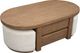 Magnussen Home® Hayden Golden Oat Lift Top Storage Cocktail Table with Casters and 2 Upholstered Stools-5