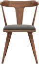 Four Hands Coleson Venao Charcoal Wooden Outdoor Dining Side Chair-1