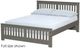 Crate Designs™ Furniture Graphite Full Shaker Bed-0
