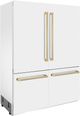 ZLINE Autograph Edition 60" 32.2 Cu. Ft. White Matte Built-In French Door Refrigerator-2