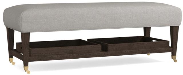 Bassett® Furniture Kenly Brown and Gray 51" x 21" Bench-0
