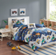 Olliix by Mi Zone Kids Nash Blue Twin Monster Truck Comforter Set-2
