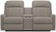 La-Z-Boy® Finley Pewter Leather Power Wall Reclining Loveseat with Console and Headrest-1