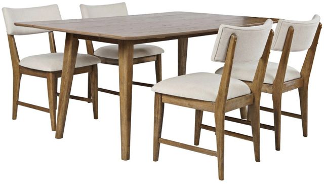 Jofran Inc. Bowie/Beck 5-Piece Chestnut Dining Table Set-0