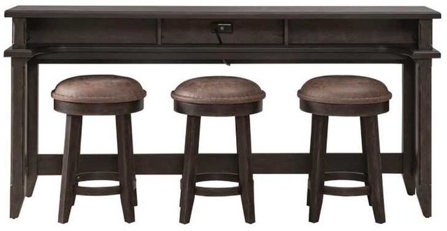 Liberty Furniture Paradise Valley 4-Piece Saddle Brown/Tobacco Dining Set-2