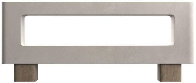 Bernhardt Casa Paros Bedrock Console Table with Playa Base-3