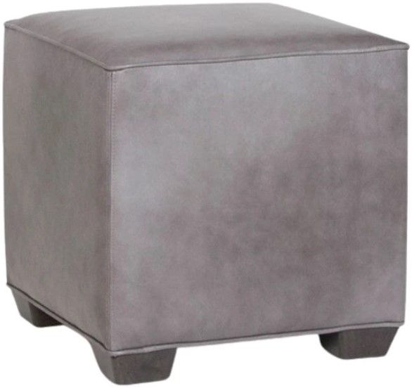 Smith Brothers Customizable 954 Leather Cocktail Ottoman-0