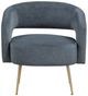 Homelegance® Roslyn Dark Gray Accent Chair-2